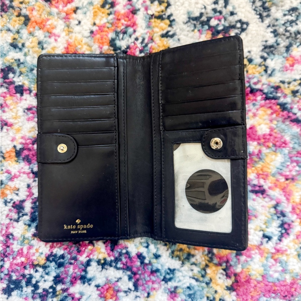 SOLD Kate Spade Fuchsia Bi-Fold Wallet - Picture 3 of 4